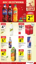 Gazetka promocyjna Intermarche - Gazetka promocyjna - Gazetka - ważna od 17.12 do 17.12.2025 - strona 48 - produkty: Gin, Red Bull, Mirinda, Coca-Cola, Pepsi, Schweppes, Napój gazowany, Tymbark, Napój, Nektar