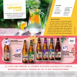 Gazetka promocyjna Stokrotka - Dzień kobiet - Gazetka - ważna od 13.03 do 13.03.2025 - strona 35 - produkty: Piwo, Warzywa, Dzbanek, Miód, Syrop, Limonka, Owoce, Mięso