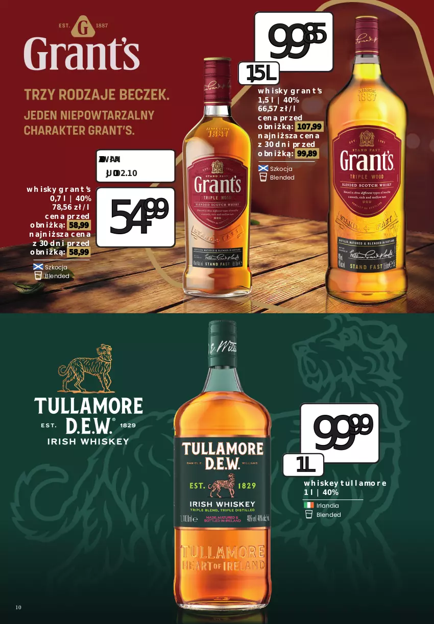 Gazetka promocyjna Dino - Katalog alkoholowy - ważna 05.10 do 10.10.2026 - strona 10 - produkty: Gra, Koc, Whiskey, Whisky