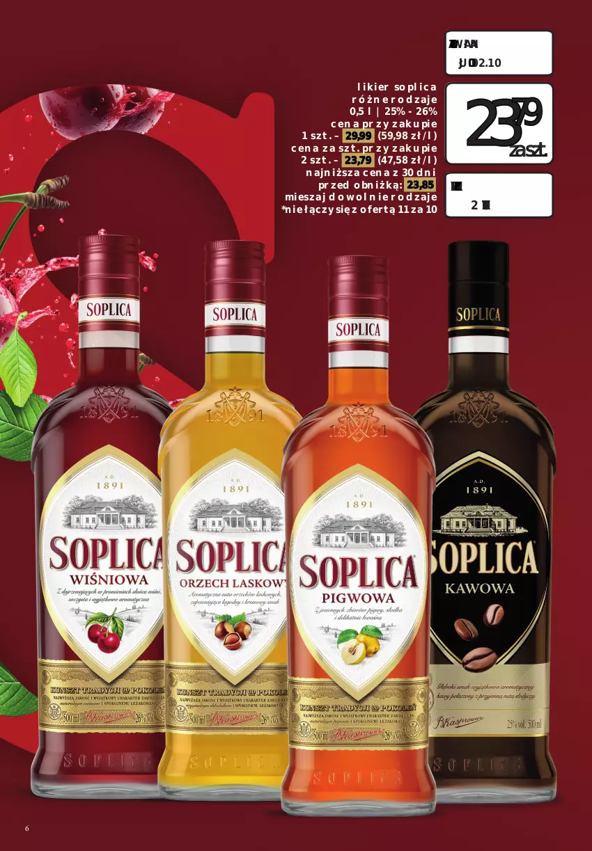 Gazetka promocyjna Dino - Katalog alkoholowy - ważna 05.10 do 10.10.2026 - strona 6 - produkty: Likier, Soplica