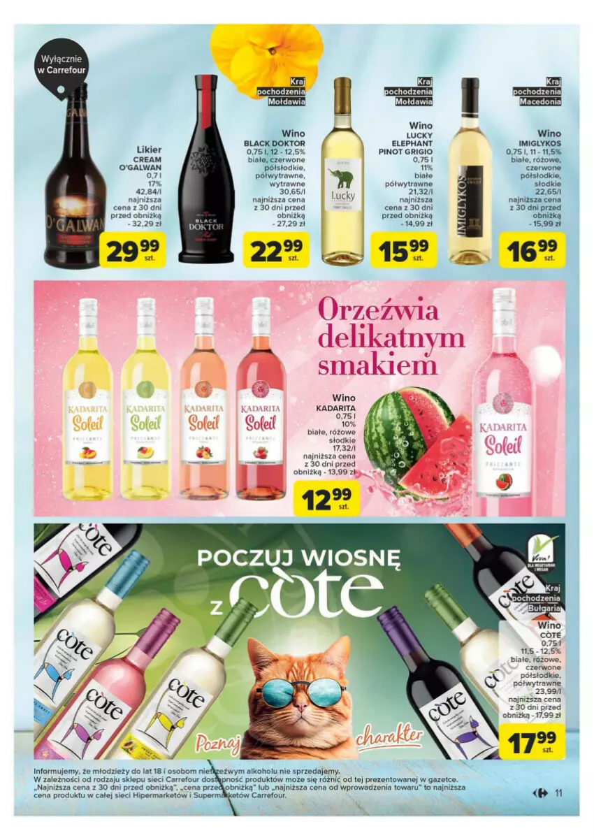 Gazetka promocyjna Carrefour - ważna 20.05 do 01.06.2024 - strona 3 - produkty: Lack, Likier, Pinot Grigio, Wino