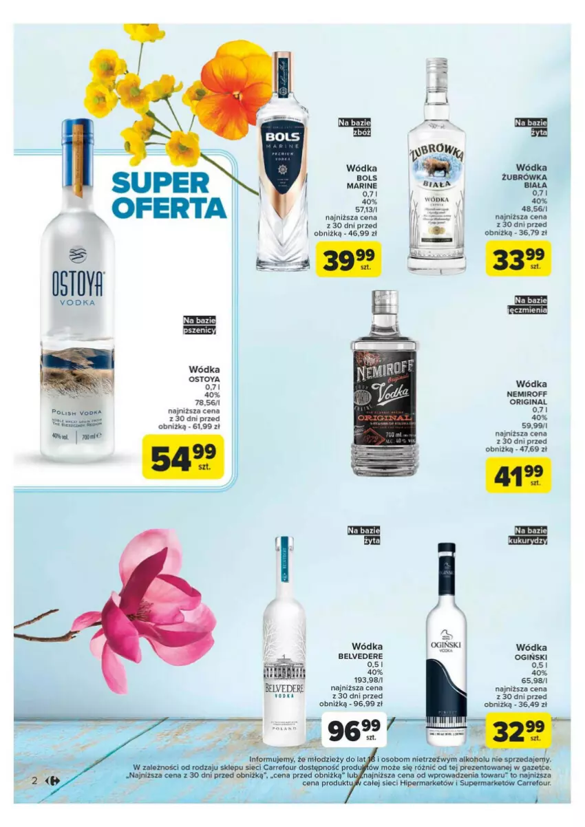 Gazetka promocyjna Carrefour - ważna 20.05 do 01.06.2024 - strona 5 - produkty: Bols, Gin, Ogiński, Wódka