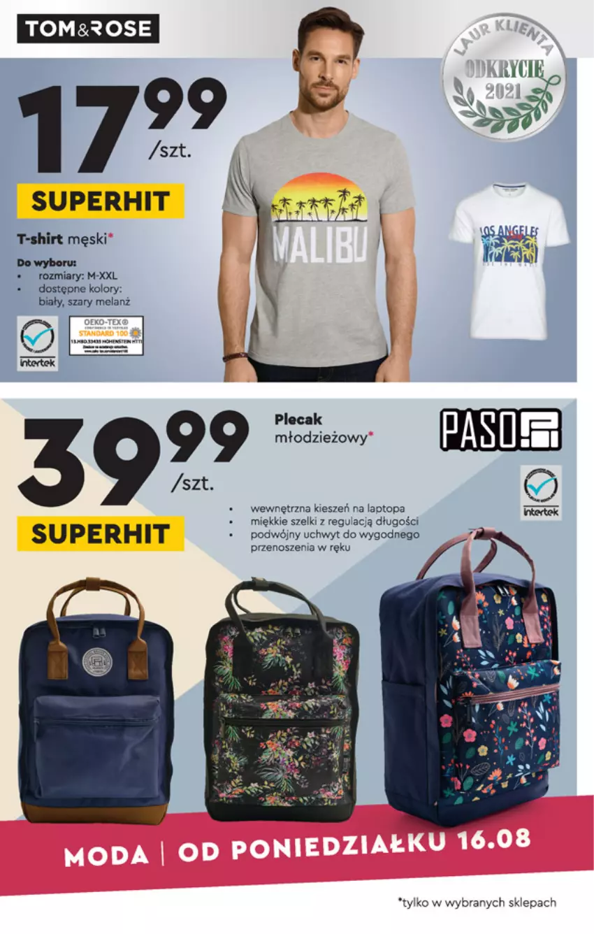 Gazetka promocyjna Biedronka - Okazje tygodnia - ważna 16.08 do 01.09.2021 - strona 11 - produkty: Fa, T-shirt, Top