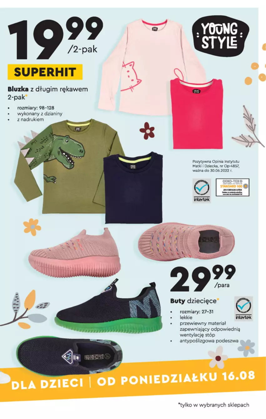 Gazetka promocyjna Biedronka - Okazje tygodnia - ważna 16.08 do 01.09.2021 - strona 9 - produkty: Buty, Dzieci, Fa