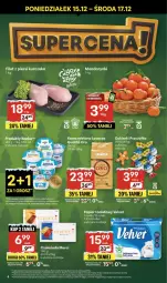 Gazetka promocyjna Delikatesy Centrum - Franczyza DC50 Czwartek - Gazetka - ważna od 17.12 do 17.12.2025 - strona 4 - produkty: Kurczak, Mandarynki, Rum, Papier, Filet z piersi kurczaka, Jaja, Kawa mielona, Kawa, Papier toaletowy, Velvet, Czekolada, Lavazza, Merci
