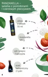 Gazetka promocyjna Lidl - KATALOG ITALIAMO - Gazetka - ważna od 11.02 do 11.02.2023 - strona 4 - produkty: Mozzarella, Piec, Sałatka, Sól, Ocet balsamiczny, Sałat, Pieprz, Ocet, Oliwa