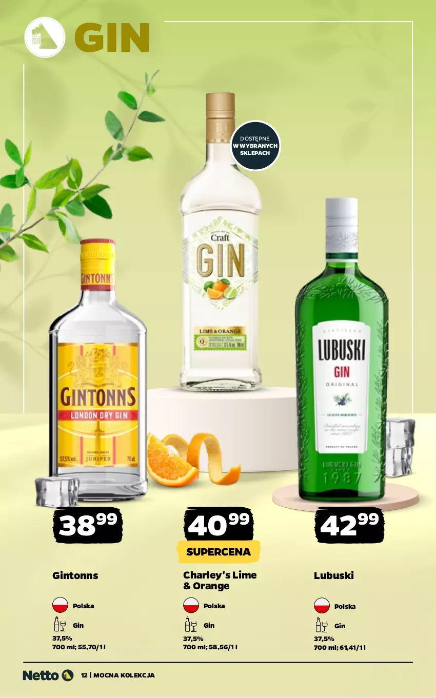 Gazetka promocyjna Netto - Alkohole - Mocne - ważna 16.03 do 29.03.2026 - strona 12 - produkty: Gin