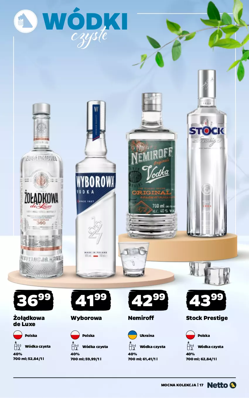 Gazetka promocyjna Netto - Alkohole - Mocne - ważna 16.03 do 29.03.2026 - strona 17 - produkty: Stock, Wódka, Wyborowa
