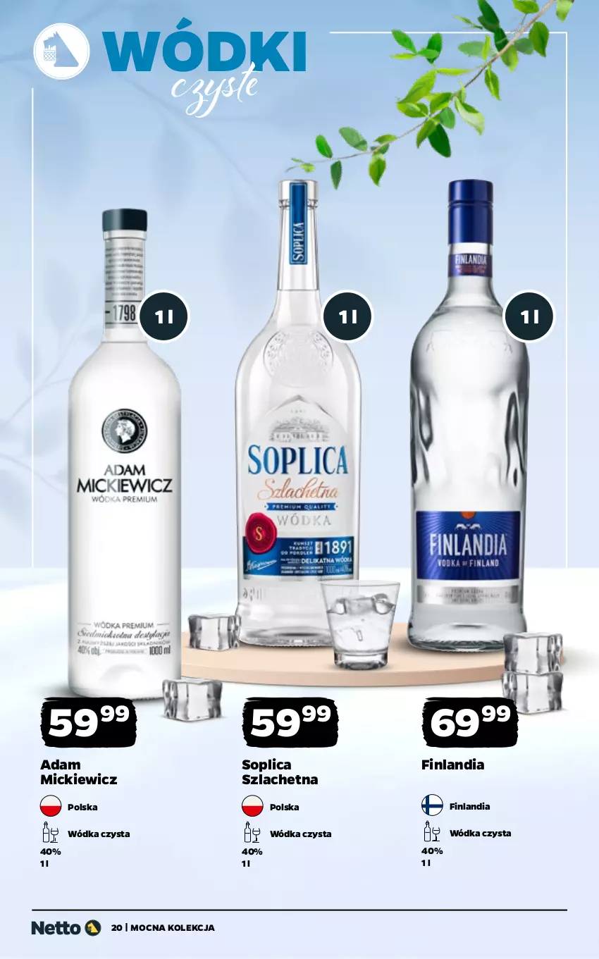 Gazetka promocyjna Netto - Alkohole - Mocne - ważna 16.03 do 29.03.2026 - strona 20 - produkty: Finlandia, Soplica, Wódka