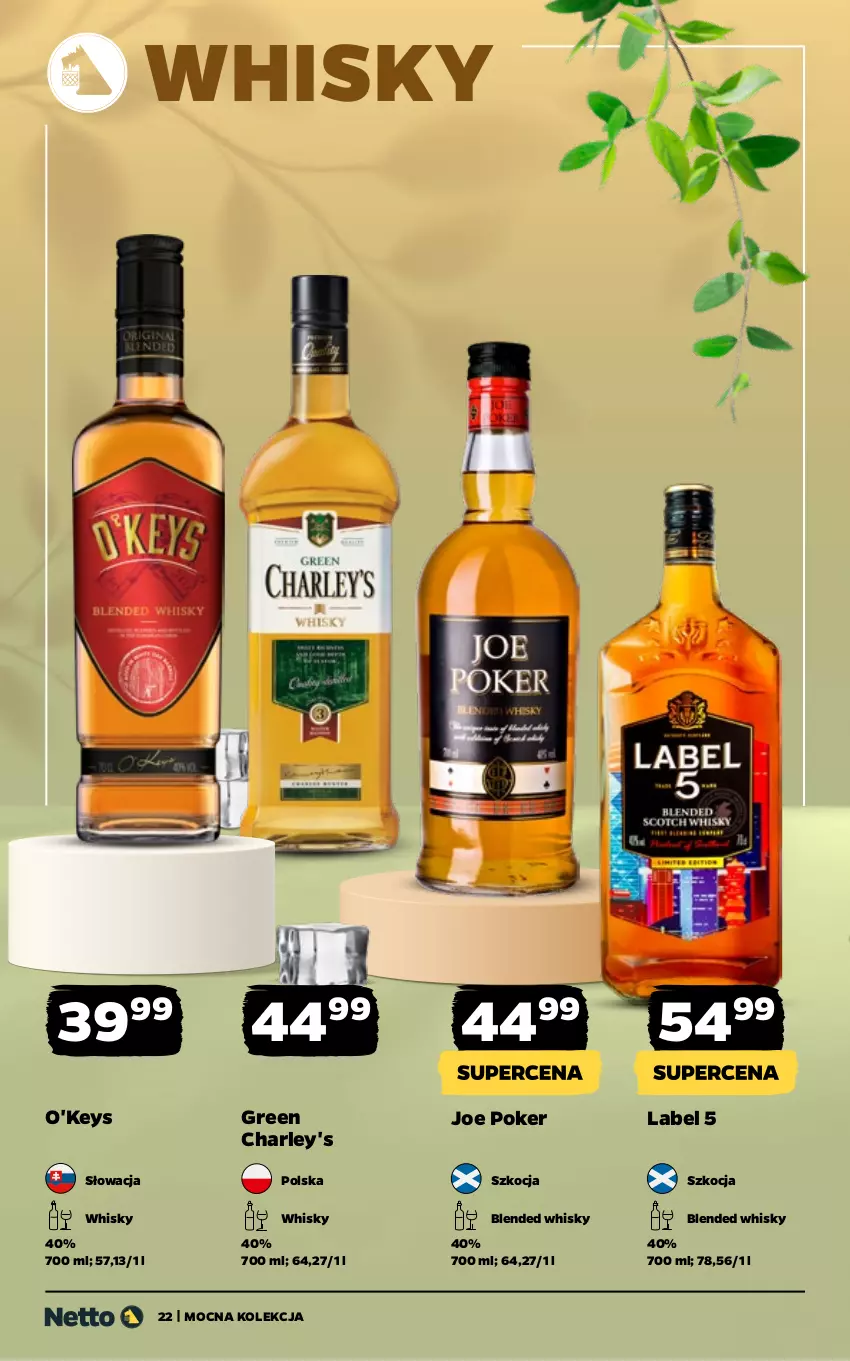 Gazetka promocyjna Netto - Alkohole - Mocne - ważna 16.03 do 29.03.2026 - strona 22 - produkty: Koc, Whisky