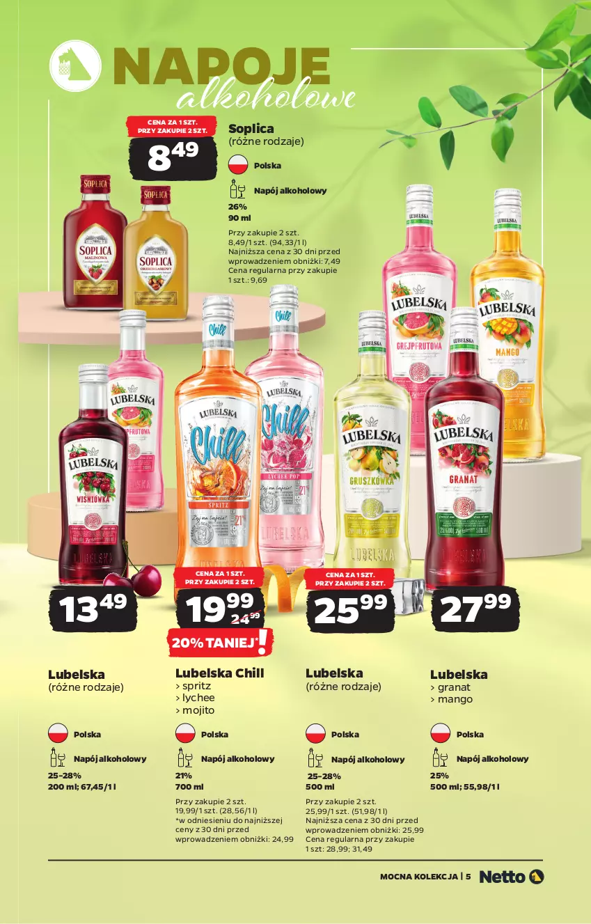 Gazetka promocyjna Netto - Alkohole - Mocne - ważna 16.03 do 29.03.2026 - strona 5 - produkty: Gra, Granat, Mango, Napój, Napoje, Soplica