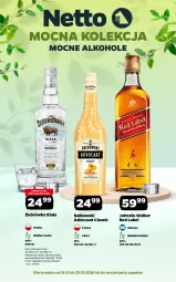 Gazetka promocyjna Netto - Alkohole - Mocne - Gazetka - ważna od 29.03 do 29.03.2026 - strona 1 - produkty: Koc, Advocaat, Johnnie Walker, Wódka, Whisky, Alkohole, Likier