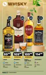 Gazetka promocyjna Netto - Alkohole - Mocne - Gazetka - ważna od 29.03 do 29.03.2026 - strona 28 - produkty: Koc, Gra, Whiskey, Whisky, Ballantine's, Jack Daniel's, Grant's