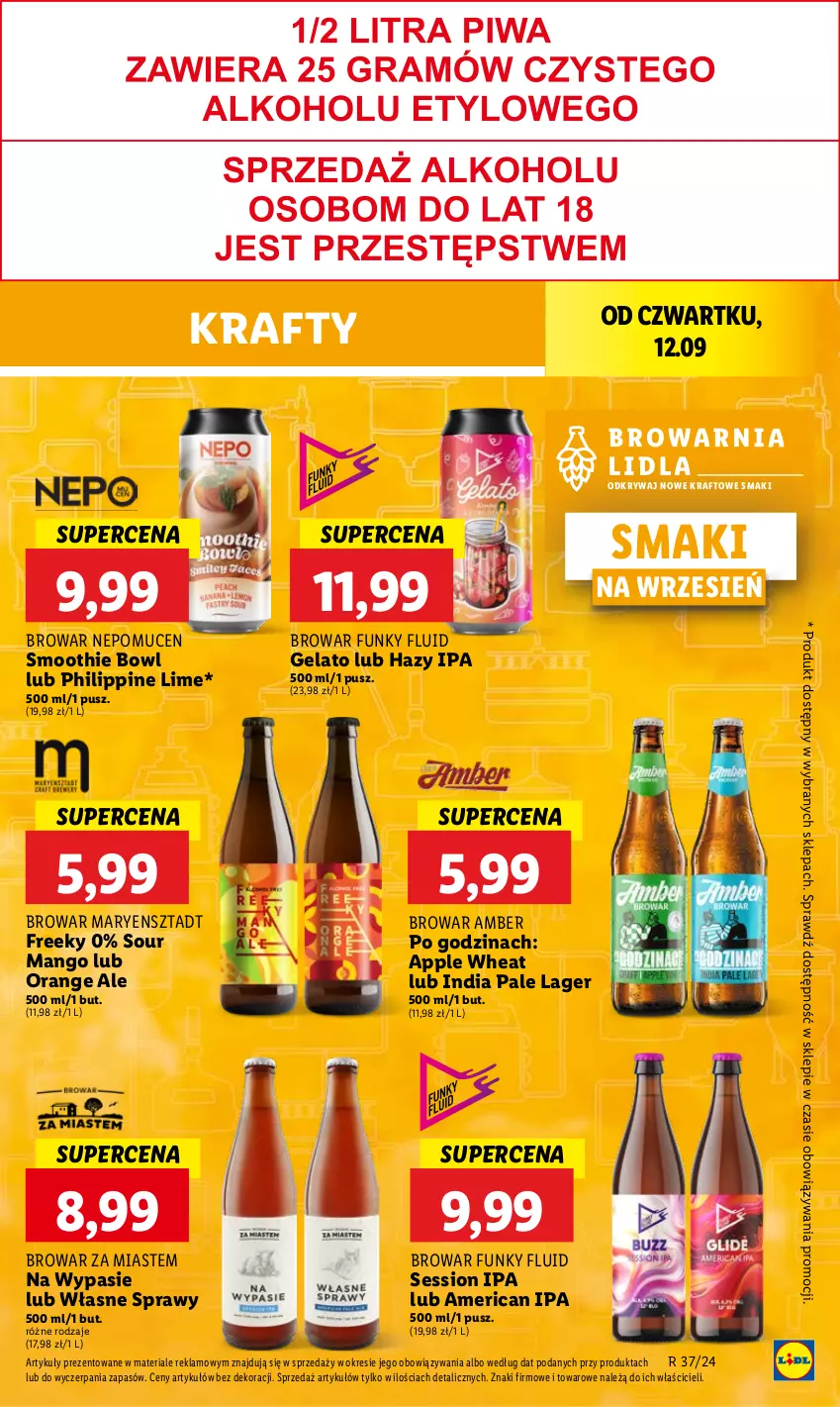 Gazetka promocyjna Lidl - GAZETKA - ważna 12.09 do 14.09.2024 - strona 39 - produkty: Mango, SESSIO, Smoothie