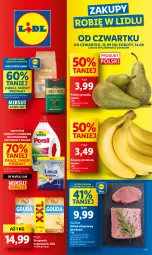 Gazetka promocyjna Lidl - GAZETKA - Gazetka - ważna od 14.09 do 14.09.2024 - strona 1 - produkty: Banany, Ser, Pilos, Gruszki, Schab wieprzowy, Gouda