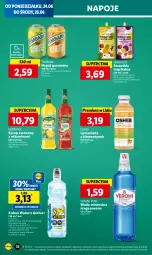 Gazetka promocyjna Lidl - GAZETKA - Gazetka - ważna od 26.06 do 26.06.2024 - strona 42 - produkty: Por, Pur, Lemoniada, Morela, Ananas, Napoje, Napój gazowany, Tymbark, Smoothie, Syrop, Kubuś Waterrr, Oshee, Woda mineralna, Kubuś, Woda, Mango, Napój, Mięta, Herbapol