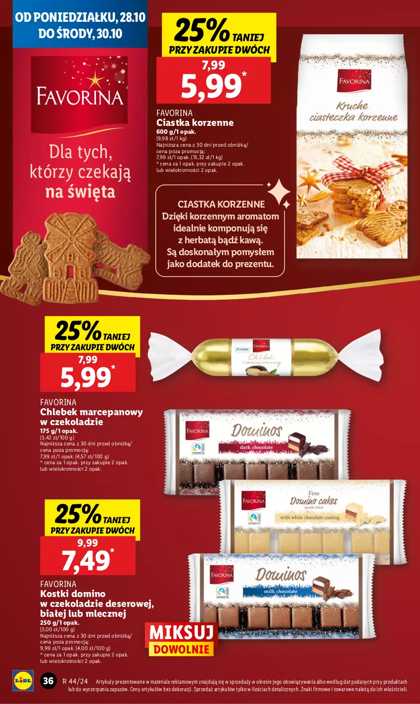 Gazetka promocyjna Lidl - GAZETKA - ważna 28.10 do 29.10.2024 - strona 42 - produkty: Chleb, Ciastka, Deser, Fa, Ser