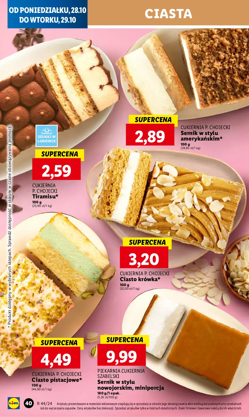 Gazetka promocyjna Lidl - GAZETKA - ważna 28.10 do 29.10.2024 - strona 46 - produkty: Cukier, Por, Ser