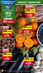 Gazetka promocyjna Lidl - GAZETKA - Gazetka - ważna od 29.10 do 29.10.2024 - strona 22 - produkty: Mandarynki, Warzywa, Ser, Ziemniaki, Sałat, Owoce, Chleb