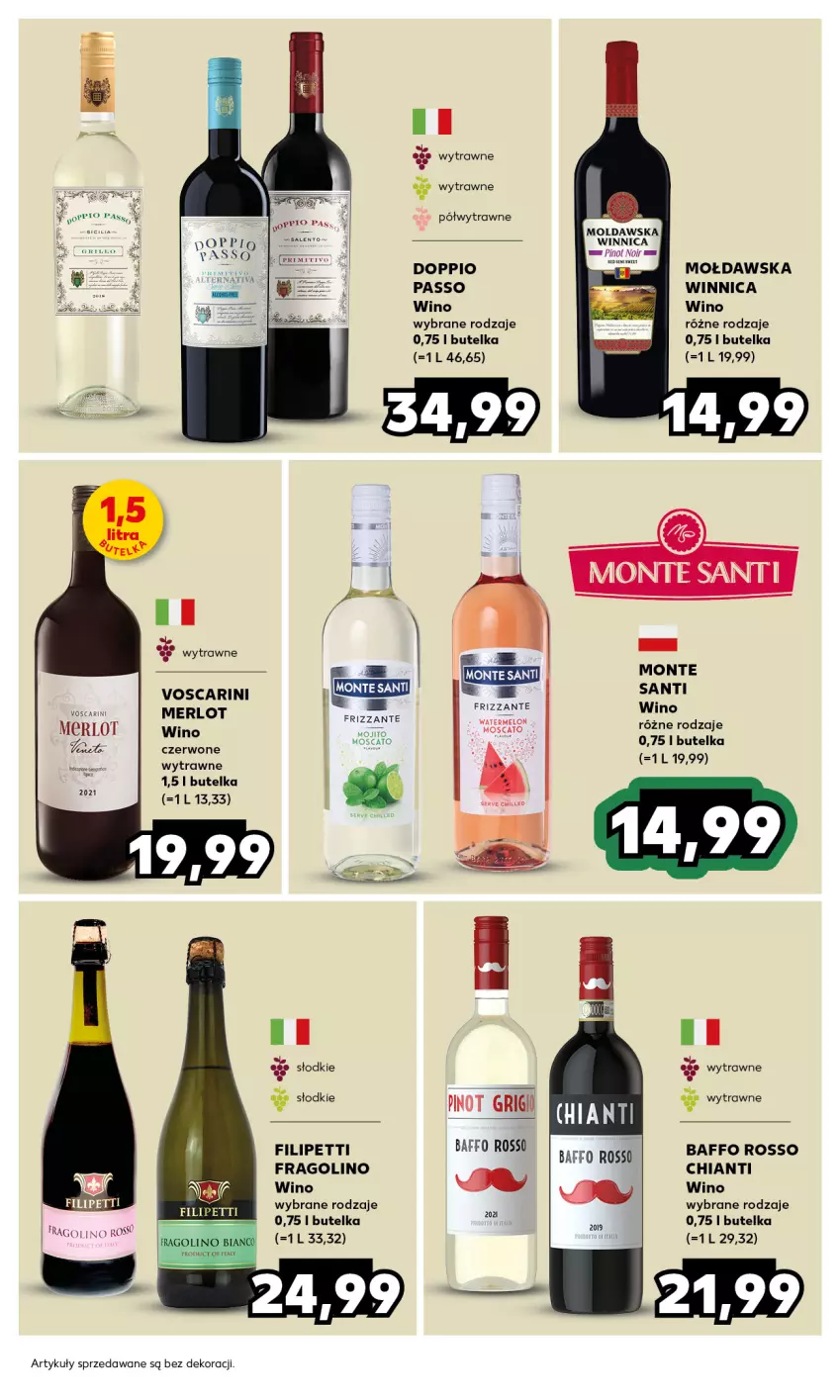 Gazetka promocyjna Kaufland - Barek Kauflandu - ważna 25.01 do 07.02.2024 - strona 9 - produkty: Chia, Chianti, Merlot, Monte, Monte Santi, Wagi, Wino