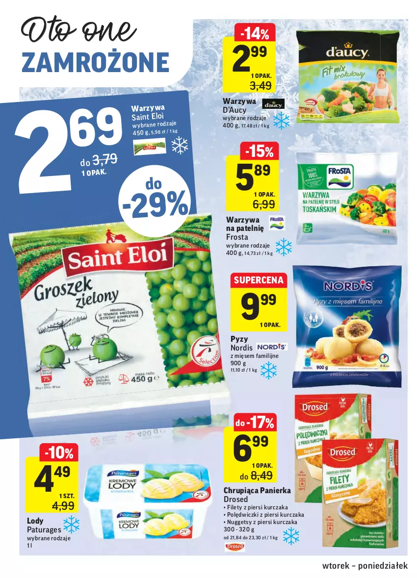 Gazetka promocyjna Intermarche - Gazetka tygodnia - ważna 13.04 do 19.04.2021 - strona 18 - produkty: Fa, Frosta, Kurczak, Lody, Warzywa