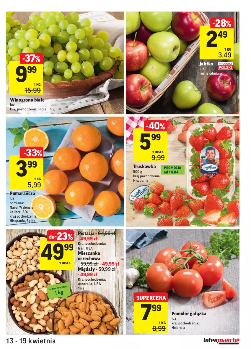 Gazetka promocyjna Intermarche - Gazetka tygodnia - ważna 13.04 do 19.04.2021 - strona 7 - produkty: Mieszanka orzechowa, Migdały, Wino