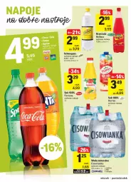 Gazetka promocyjna Intermarche - Gazetka tygodnia - Gazetka - ważna od 19.04 do 19.04.2021 - strona 28 - produkty: Sok, Napoje, Fortuna, Oranżada, Schweppes, Hellena, Fanta, Woda mineralna, Woda, Sprite, Cisowianka, Hortex, Fa