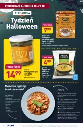 Gazetka promocyjna Aldi - Gazetka - ważna od 23.10 do 23.10.2021 - strona 16 - produkty: Makaron, Top, Sól, Rum, Mus, Zupa, Papryka, Pomidorki, Stek, Tera, Przyprawy, Talerz, Pieprz, Boczek, Bazyl, Bazylia, Parmezan, Olej