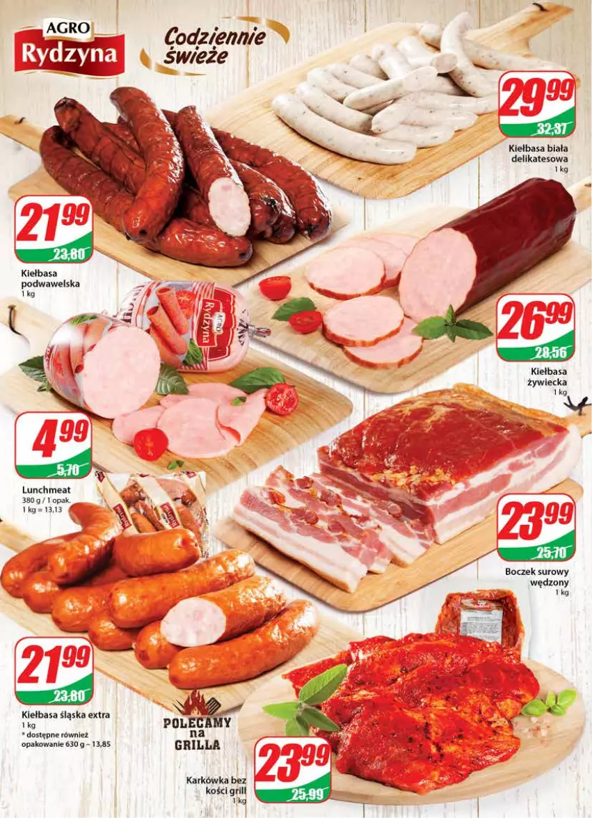 Gazetka promocyjna Dino - Gazetka - ważna 15.06 do 21.06.2022 - strona 10 - produkty: Boczek, Grill, Kiełbasa, Kiełbasa biała, Kiełbasa podwawelska, Kiełbasa śląska, Wawel