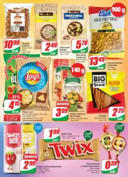 Gazetka promocyjna Dino - Gazetka - Gazetka - ważna od 21.06 do 21.06.2022 - strona 17 - produkty: Orzeszki, Migdały, Twix, Mars, Napój mleczny, Baton, Bruschette, Chleb, Orzeszki ziemne, Napój, Fa