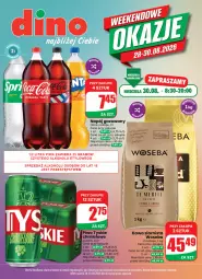 Gazetka promocyjna Dino - Weekendowe okazje - Gazetka - ważna od 30.08 do 30.08.2026 - strona 1 - produkty: Piwa, Gra, Kawa ziarnista, Kawa, Woseba, Napój