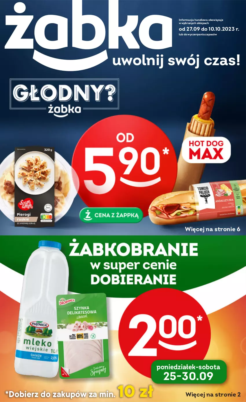 Gazetka promocyjna Żabka - ważna 27.09 do 10.10.2023 - strona 1