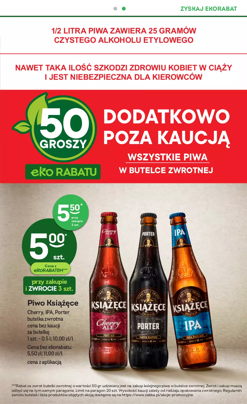 Gazetka promocyjna Żabka - ważna 27.09 do 10.10.2023 - strona 13 - produkty: Gra, Książęce, Mus, Olej, Piec, Piwa, Piwo, Por, Sok