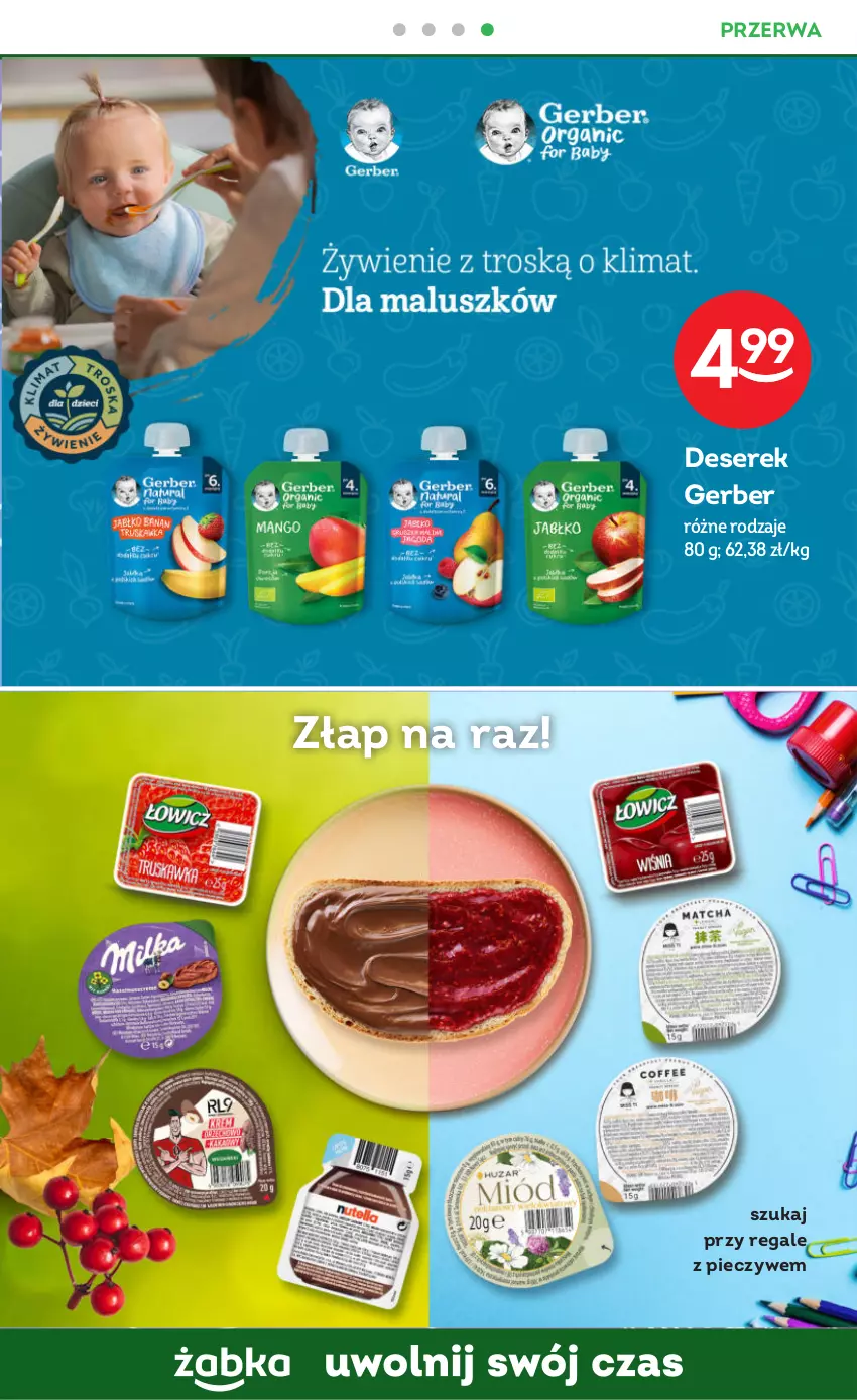 Gazetka promocyjna Żabka - ważna 27.09 do 10.10.2023 - strona 41 - produkty: Deser, Gerber, Piec, Ser, Serek