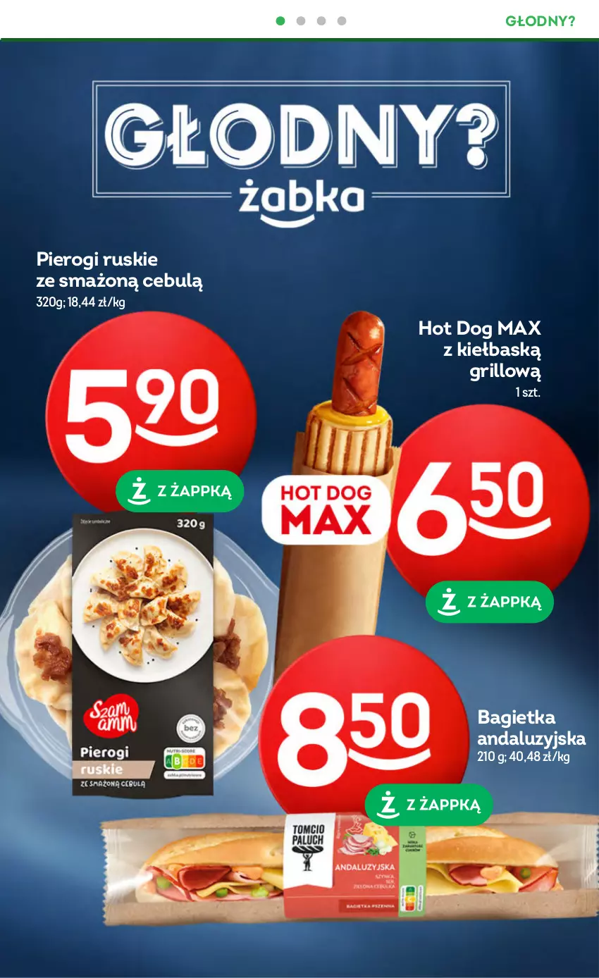 Gazetka promocyjna Żabka - ważna 27.09 do 10.10.2023 - strona 8 - produkty: Bagietka, Burger, Grill, Herbata, Hot dog, Kawa, Pierogi