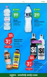 Gazetka promocyjna Żabka - Gazetka - ważna od 10.10 do 10.10.2023 - strona 45 - produkty: Nałęczowianka, Por, Primavera, Tiger, Sport, Prima, Oshee, Woda, Napój