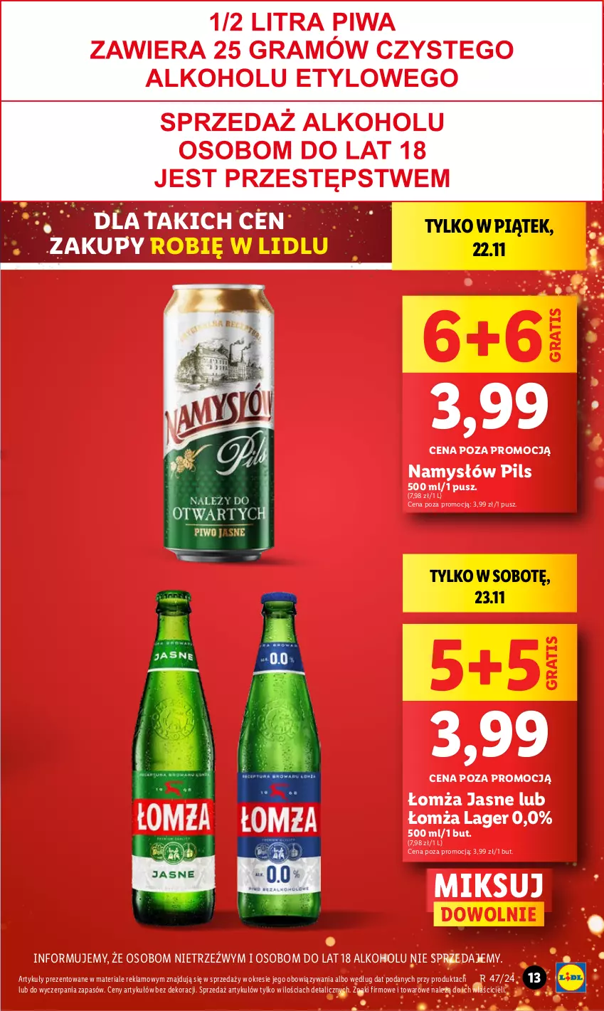 Gazetka promocyjna Lidl - GAZETKA - ważna 21.11 do 23.11.2024 - strona 13 - produkty: Gra, Namysłów