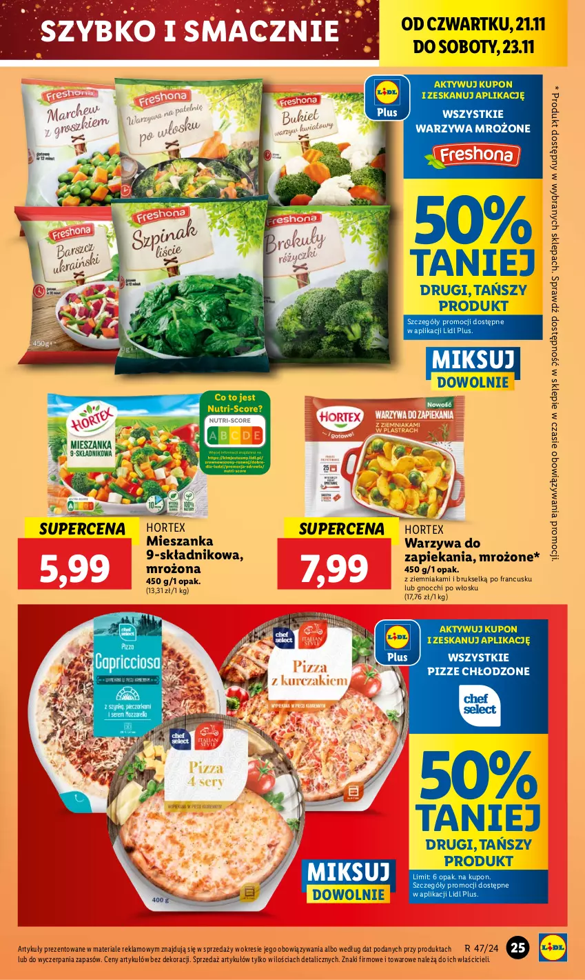 Gazetka promocyjna Lidl - GAZETKA - ważna 21.11 do 23.11.2024 - strona 27 - produkty: Gnocchi, Hortex, Warzywa