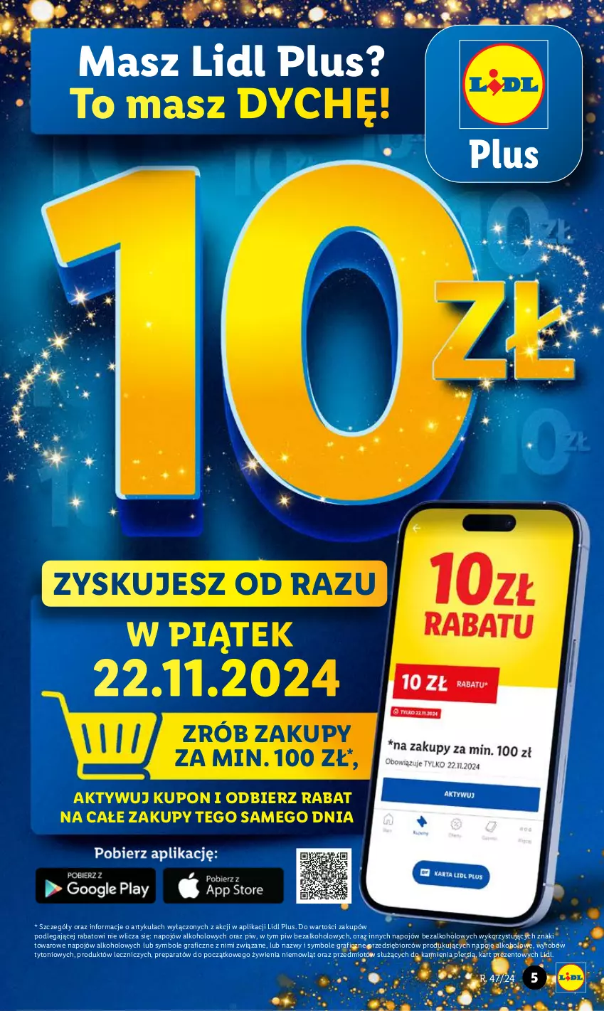 Gazetka promocyjna Lidl - GAZETKA - ważna 21.11 do 23.11.2024 - strona 5 - produkty: Gra, Karmi, Napoje, Znicz