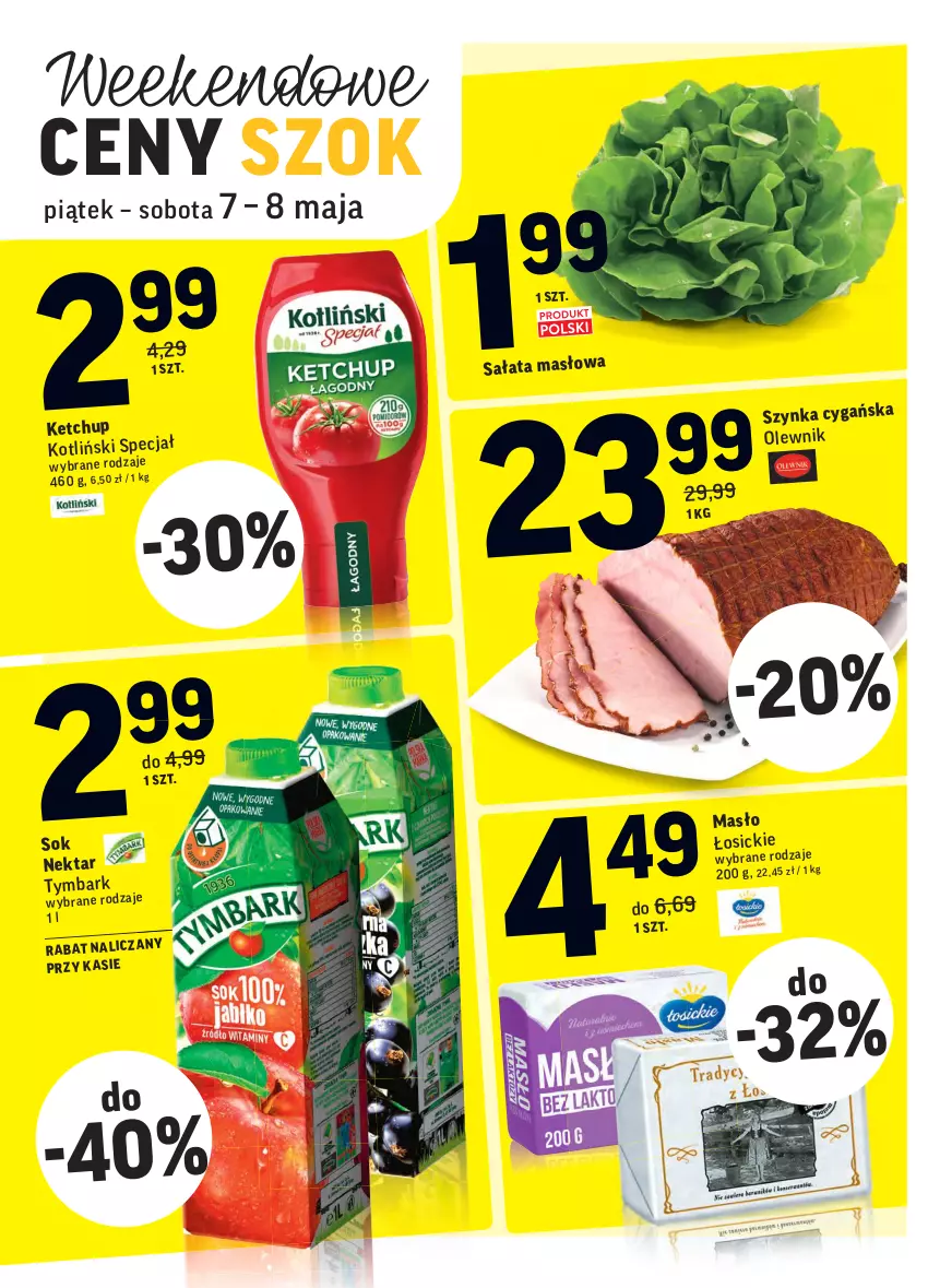 Gazetka promocyjna Intermarche - Promocje - ważna 05.05 do 10.05.2021 - strona 39 - produkty: Ketchup, Olewnik, Sałat, Sok, Tymbark