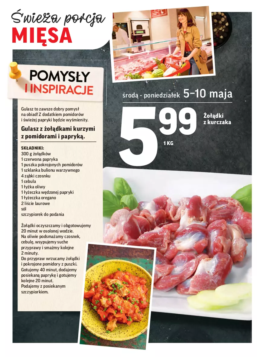 Gazetka promocyjna Intermarche - Promocje - ważna 05.05 do 10.05.2021 - strona 8 - produkty: Bulion, Cebula, Czosnek, Kurczak, Laur, Lion, Nuty, Olej, Papryka, Pomidory, Por, Przyprawy, Sól, Szklanka