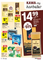 Gazetka promocyjna Intermarche - Promocje - Gazetka - ważna od 10.05 do 10.05.2021 - strona 27 - produkty: Tchibo, Dallmayr, Kawa mielona, Kawa, Tetley, Mocca Fix Gold, Woseba, Herbata