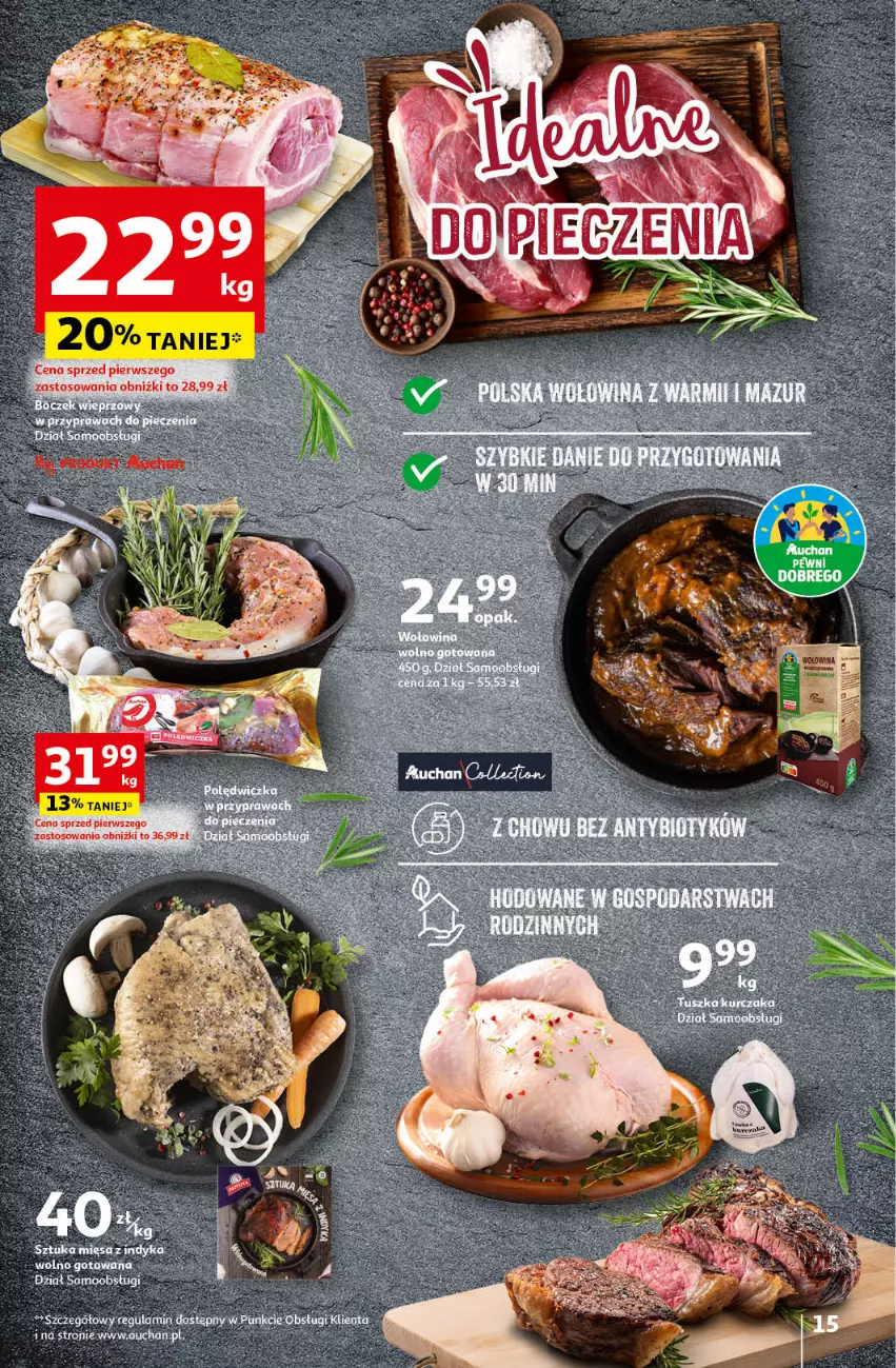 Gazetka promocyjna Auchan - Wielkanoc z najlepszej cenie! Część 2. Hipermarket Auchan - ważna 21.03 do 30.03.2024 - strona 15
