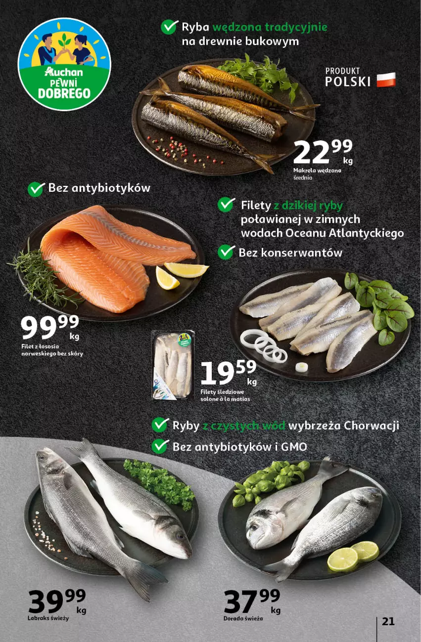 Gazetka promocyjna Auchan - Wielkanoc z najlepszej cenie! Część 2. Hipermarket Auchan - ważna 21.03 do 30.03.2024 - strona 21 - produkty: Ser, Sos, Woda