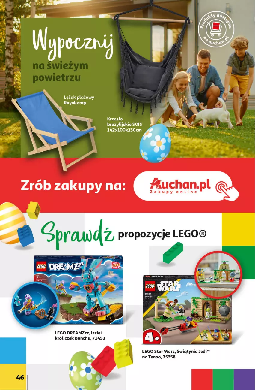 Gazetka promocyjna Auchan - Wielkanoc z najlepszej cenie! Część 2. Hipermarket Auchan - ważna 21.03 do 30.03.2024 - strona 46 - produkty: LEGO, LEGO Star Wars, Star Wars