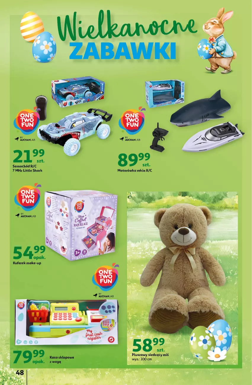 Gazetka promocyjna Auchan - Wielkanoc z najlepszej cenie! Część 2. Hipermarket Auchan - ważna 21.03 do 30.03.2024 - strona 48 - produkty: Fa, Motorówka