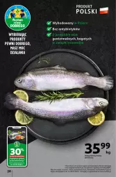 Gazetka promocyjna Auchan - Wielkanoc z najlepszej cenie! Część 2. Hipermarket Auchan - Gazetka - ważna od 30.03 do 30.03.2024 - strona 20 - produkty: Pstrąg tęczowy, Pstrąg
