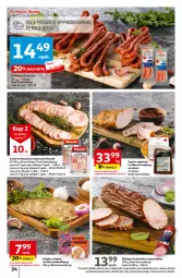 Gazetka promocyjna Auchan - Wielkanoc z najlepszej cenie! Część 2. Hipermarket Auchan - Gazetka - ważna od 30.03 do 30.03.2024 - strona 24 - produkty: Piec, Krakus, Kiełbasa krakowska, Szynka, Boczek, Kabanos, Kiełbasa, Olewnik