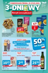 Gazetka promocyjna Auchan - Wielkanoc z najlepszej cenie! Część 2. Hipermarket Auchan - Gazetka - ważna od 30.03 do 30.03.2024 - strona 7 - produkty: Lubella, Makaron, Jogurt naturalny, Gin, Cukier, Bell, Jogurt, Praliny, Lindor, Spaghetti, Pstrąg, Bella, Cukierki, Lindt, Oliwa