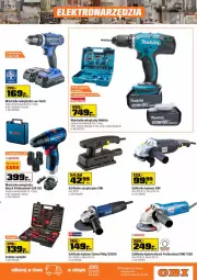 Gazetka promocyjna Obi - Gazetka OBI - Gazetka - ważna od 28.09 do 28.09.2021 - strona 13 - produkty: Walizka, Szlifierka kątowa, Makita, Warka, Tarka, Wkręt, Wkrętarka, Szlifierka, Celma, Bosch, Zestaw narzędzi, Akumulator